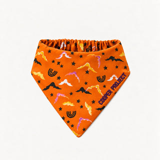 Flying Ghosts Dog Bandana, shown on its own