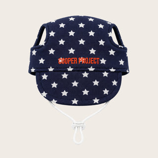 Navy Star Dog Cap, shown on its own