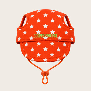 Orange Star Dog Cap, shown on its own