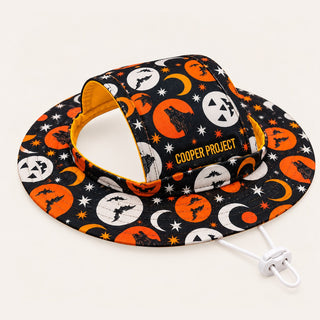 Pumpkin Moon Dog Bucket Hat, shown on its own