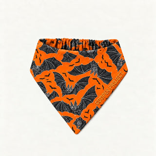 Vintage Bats Dog Bandana, shown on its own