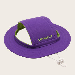 Violet Dog Bucket Hat — Sage Lining, shown on its own