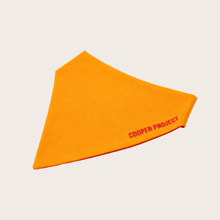 Yellow Dog Bandana — Red Reverse, shown on its own